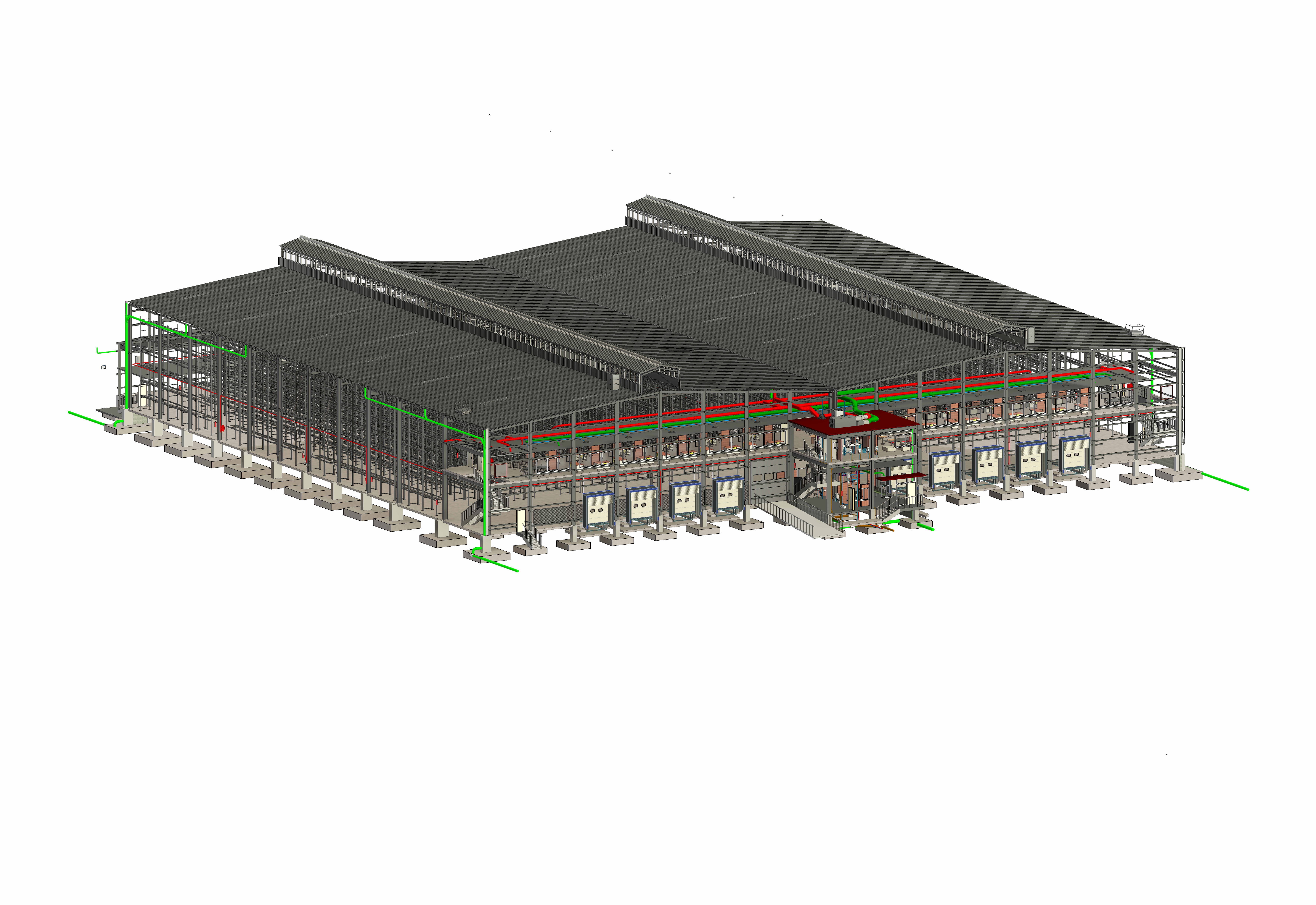 plateforme logistique et bureaux administratifs à Abidjan 